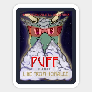 Puff: Live From Honalee Sticker